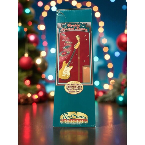 Rockin’ Around Santa - 1992 Vintage Brenda Lee Collectible In Box Works Great! - Picture 3 of 9